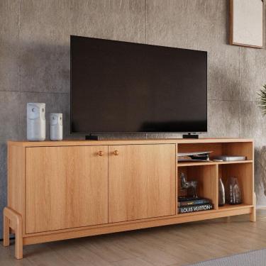 Imagem de Rack Para Tv Até 75 Polegadas 2 Portas Sunny Jequitibá - Lukaliam