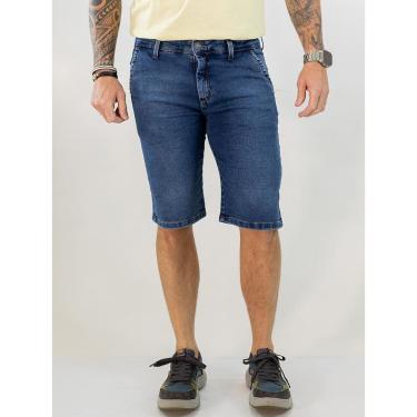 Imagem de Bermuda Masculina Jeans Slim Algodão Elastano Anticorpus-Masculino