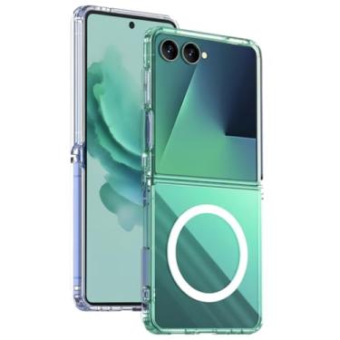 Imagem de Capa Case Protetora Compatível Samnsung Galaxy Z Flip 7 Transparente Magnética Anti Shock Impacto Premium