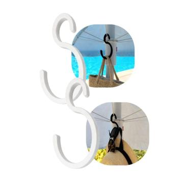 Imagem de Kit 2 Gancho Organizador Para Guarda-Sol De Praia 4 Pontas