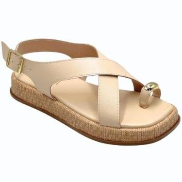 Imagem de Sandália Sua Cia Flatform Dedo Anel Feminina 8421-16345-Feminino