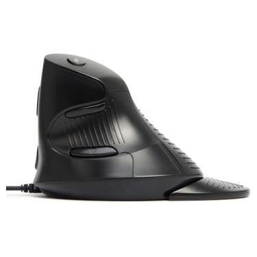 Imagem de DeLUX Mouse Ergonômico Vertical com Fio, 6 Btões Programáveis, 4200DPI, Clique Silencioso, Descanso Removível para as Mãos, Reduz a Dor no Pulso e o Túnel do carpo (M618XU-Preto)