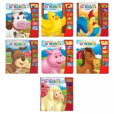 Imagem de Coleção Livro Sonoro - Conhecendo Os Sons Animais Da Fazenda - 7 Livro