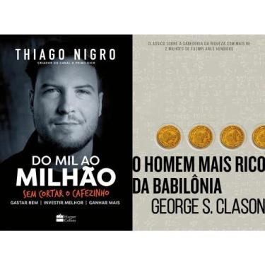 Imagem de Kit Do Mil Ao Milhão. Sem Cortar O Cafezinho + O Homem Mais Rico Da Ba