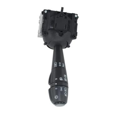 Imagem de Interruptor de farol alto/baixo para Dacia Duster, Sandero, Logan II e Dokker (2013-2017) - Número da peça: 8201167988 - Alavanca de seta/indicador de direção/luz do farol/limpador de para-brisa