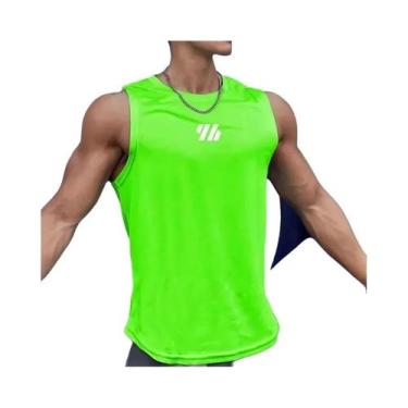 Imagem de Camiseta Regata De Malha Sem Mangas Para Homens, Alta Qualidade, Verão