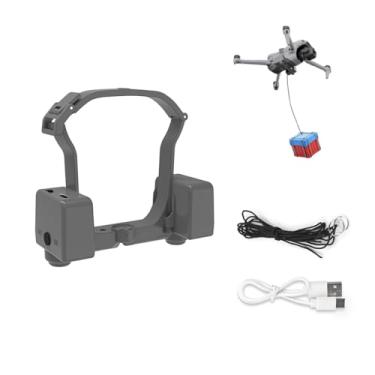 Imagem de SZZCNOX Sistema Airdrop de liberação de carga útil para DJI AIR 3/3S Dispositivo de entrega de transporte, lançador aéreo para isca de pesca, acessórios de kit de busca e resgate de casamento