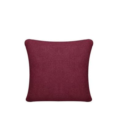 Imagem de de Travesseiro Almofada Xadrez Sólido Poliéster com Fechamento Zíper Lateral para Decoração Sofá Quarto Escritório Carro