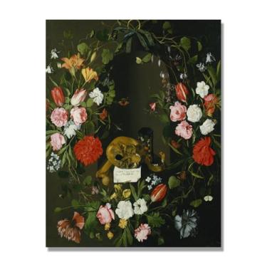 Imagem de NHLDZYH Tela decorativa cozinha, arte vintage especiarias coloridas, arte de parede quadros para sala de estar quarto cozinha. B87. 70 x 90 cm apenas tela