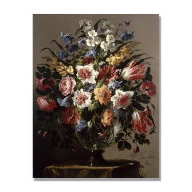 Imagem de Arte de parede colorida de especiarias e colher de tempero | Decoração de cozinha vintage | Arte moderna para casa e sala de jantar. B90. Tela somente 40 x 50 cm - 15,8 x 19,7 pol