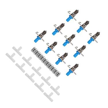 Imagem de Generic Bebedor de Coelho Com Mola Dupla, Durável, água Potável para Coelhos, Conjunto de 10 Peças para Agricultura, Aço Inoxidável