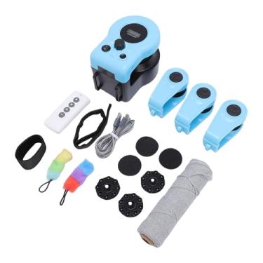 Imagem de Cryfokt Brinquedo Elétrico de Exercício para Gato Com Controle Remoto e Design de Som e Penas para Brincadeiras Internas, Plástico, Branco, 1 Unidade