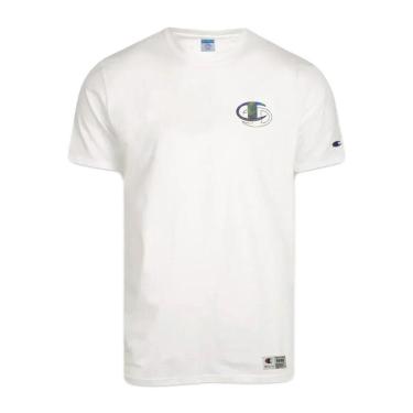 Imagem de Camiseta Manga Curta Champion Malhão C Inter Chest Off White-Masculino