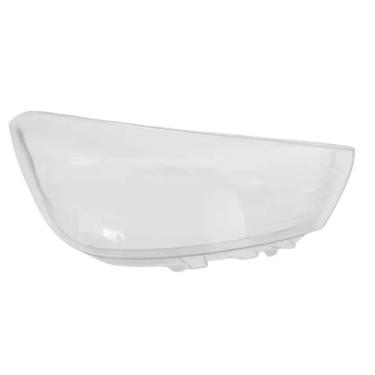 Imagem de Compatível com kia pegas 2017 2018 2019 2020 acessórios lente da lâmpada dianteira escudo de vidro do carro farol dianteiro lente capa luzes escudo(Right)
