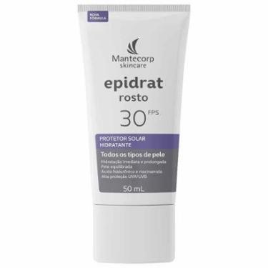 Imagem de Protetor Solar Facial Hidratante Mantecorp Skincare Epidrat Rosto FPS30 50ml-Unissex