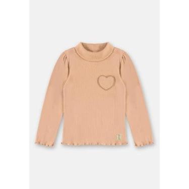 Imagem de Blusa Infantil Feminino em Ribana com Gola Alta Up Baby-Feminino