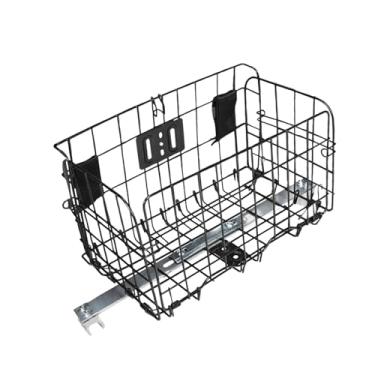 Imagem de FashionCha Cesto dobrável de metal para cadeira, organizador universal para guardar objetos, ideal para idosos, viagens e atividades ao ar livre.