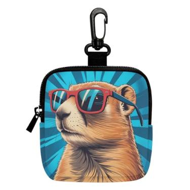 Imagem de Porta-chaves mini porta-moedas, bolsa multifuncional para chaves, moedas, fone de ouvido, batom 3, LCS multicolorido 28815, Tendência