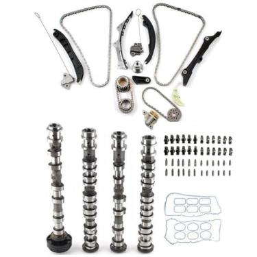 Imagem de Kit de eixo de cames com kit de levantadores de balancim Kit de corrente de sincronização para Jeep Wrangler para Dodge Durango para Chrysler 300 para Ram 1500 3.6L V6 Pentastar 2016-2024 5047912AC