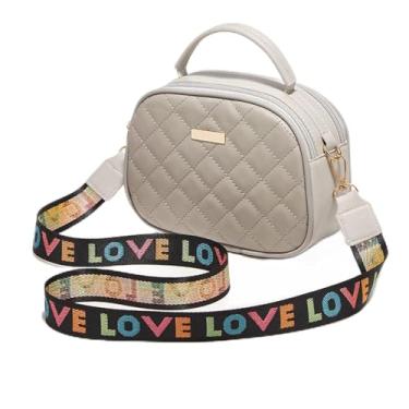 Imagem de Pequena bolsa tiracolo para celular feminina mini bolsa transversal, Cinza, Tendência