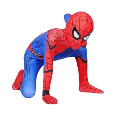 Imagem de Fantasia De Halloween Para Meninos, Máscara 3D Do Homem-Aranha, Traje 