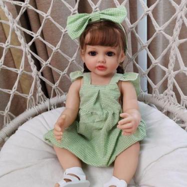 Imagem de Bebê Reborn Menina Realista 100% Silicone 57cm - Helena - PRO BABY REB