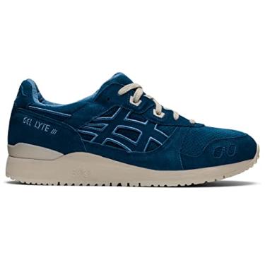 Imagem de ASICS Tênis de corrida feminino Gel Lyte III retrô, Cinza fumê índigo claro, 39