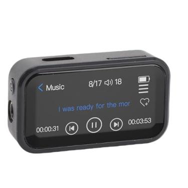 Imagem de Asixxsix Leitor de MP3, Leitor de Música Portátil de 32 GB Com 5.3, Tela Sensível Ao Toque, Som HiFi Sem Perdas, Rádio FM, Design de Clipe para Esportes, Deslocamento