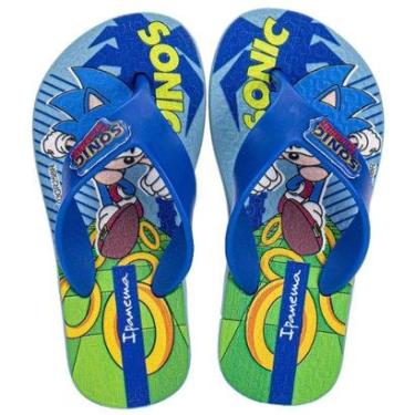 Imagem de Chinelo Infantil Sonic Play Ipanema 27279-Masculino