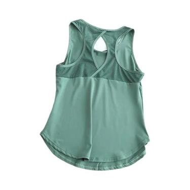 Imagem de Camiseta Sem Costas De Secagem Rápida Para Mulheres, Top Casual De Ver