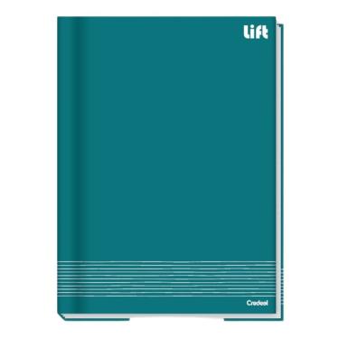 Imagem de Caderno Brochura Universitário Capa Dura A4 1 Matéria 80 Folhas Lift Credeal Verde