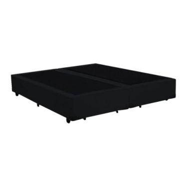 Imagem de Base Box Lobbox King 1,93 X 2,03 X 0,28 Suede Preto