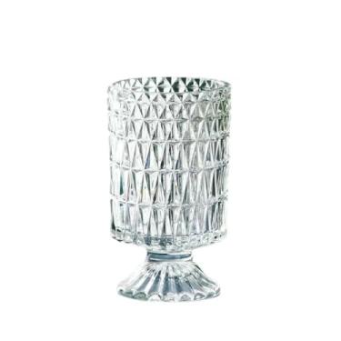 Imagem de Vasos de vidro transparente alto com flores e rosas, garrafa hidropônica, adequado para escritório, quarto, mesa de jantar, escritório, mesa de estudo, vaso de mesa