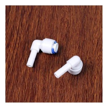 Imagem de Encaixe 1/10.2 cm 6,35 mm tubo OD 90 graus cotovelo conector de encaixe rápido para aquário RO filtro de água sistema de osmose reversa