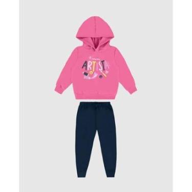 Imagem de Conjunto Infantil Moletom Menina Malwee Kids Ref. 126246-Feminino