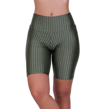 Imagem de Bermuda Cintura Alta Academia Fitness 3D Sofia-Feminino