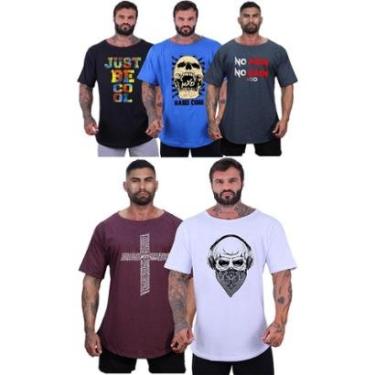 Imagem de Kit 5 Camisetas Morcegão Masculina MXD Conceito Fitness Academia Musculação-Masculino