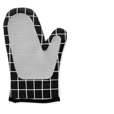 Imagem de Luva Térmica para Forno e Fogão 1 Peça – Luva Resistente ao Calor para Panela e Formas Quente – Luva Anti Calor para Assar, Churrasco, Grill e Assadeira - UpShop (Preto)