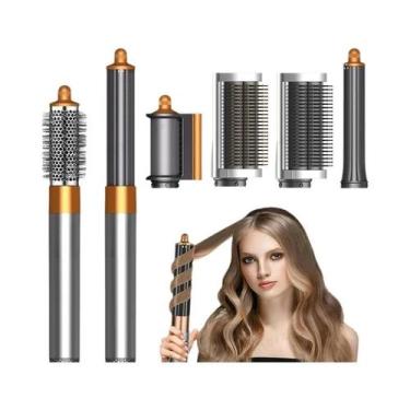 Imagem de Secador De Cabelo Profissional 6 Em 1 Para Mulheres, Escova Secadora D