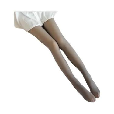 Imagem de Meia-calça Térmica Grossa de Cintura Alta - Quente, Sexy e Translúcida