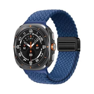 Imagem de Pulseira Magnética Trançada De Nylon De 44mm E 40mm Para Samsung Galax