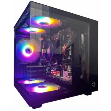 Imagem de PC Gamer Ryzen 7 5700G, A520, 16GB DDR4 Dual Channel, SSD 512GB NVMe, Fonte 600W, Gabinete Aquario com 5 Fans RGB
