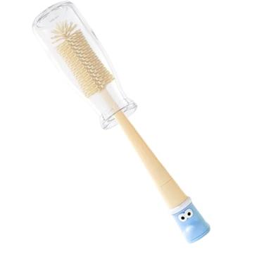 Imagem de Escova de mamadeira, 5 em 1 multifuncional, ferramentas de lavagem para lavagem, escova de limpeza de garrafas, para fendas, ranhuras, tampas, canudos, bombas de , coletor de leite materno