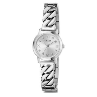 Imagem de Relógio Guess Feminino Minimalista Correntaria Mini Gw0867l1 Prateado Prateado Prateado-Feminino