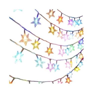 Imagem de Luzes De Cadeia LED Em Forma De Estrela Para Decoração De Festas, Casa