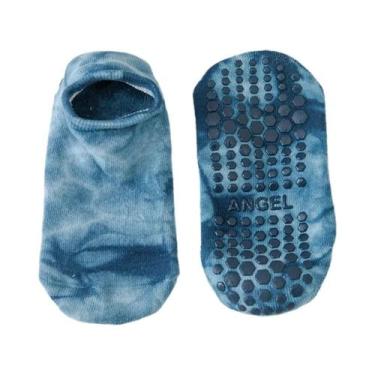 Imagem de Meias De Algodão Antiderrapantes Para Yoga, Pilates, Barre, Trampolim 