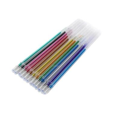 Imagem de Refil De Caneta Gel Metálica Brilhante Pastel Fluorescente Neon 100/12