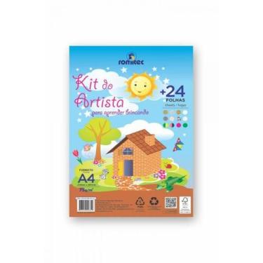 Imagem de Kit do artista Romitec A4 210mmx297mm com 24 folhas