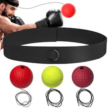 Imagem de Bola Treino Soco Luta Reflexo Treinamento Boxing Magic Ball Boxe Muay 