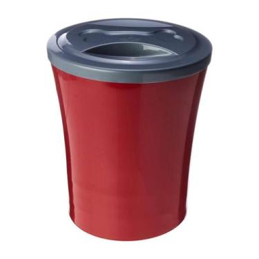 Imagem de Porta Ração Pote com Tampa Pet Gato Cachorro Dispenser 1,5kg 3 Litros 